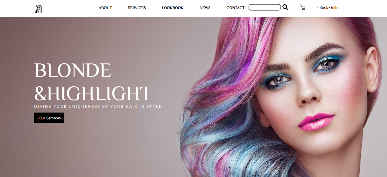 salon website